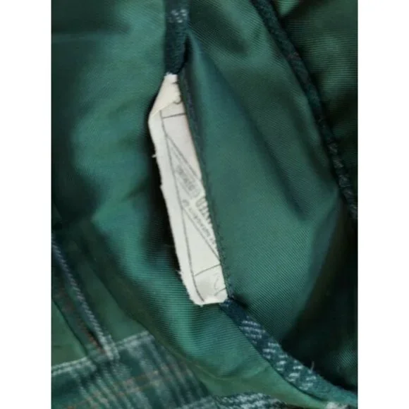 VTG BOTANY 500 Men's Green Plaid Sport Coat Jacket Size 40 Regular - Picture 4 of 11